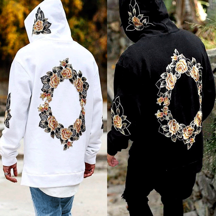 2024 Cross-Border E-Commerce Export New 3D Printed Men's Hooded Cardigan Jacket Wholesale Dropshipping