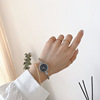 Starry sky, dial, women's watch, quartz watches for elementary school students, steel belt, Japanese and Korean, simple and elegant design, thin strap, small dial