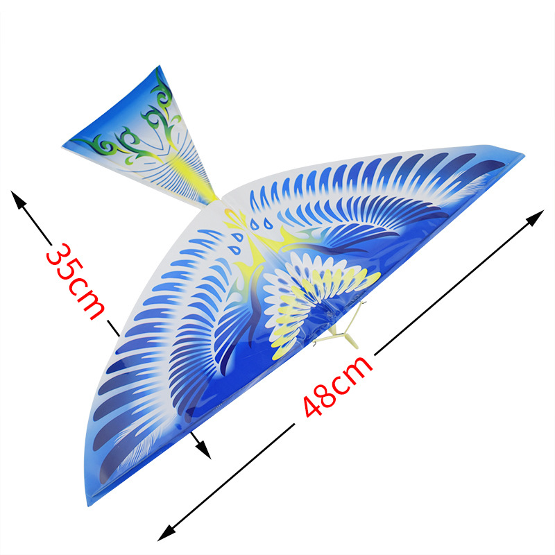 鲁班飞鸟大号橡皮筋动力飞鸟玩具动力扑翼鸟益智创意地摊货源批发详情14