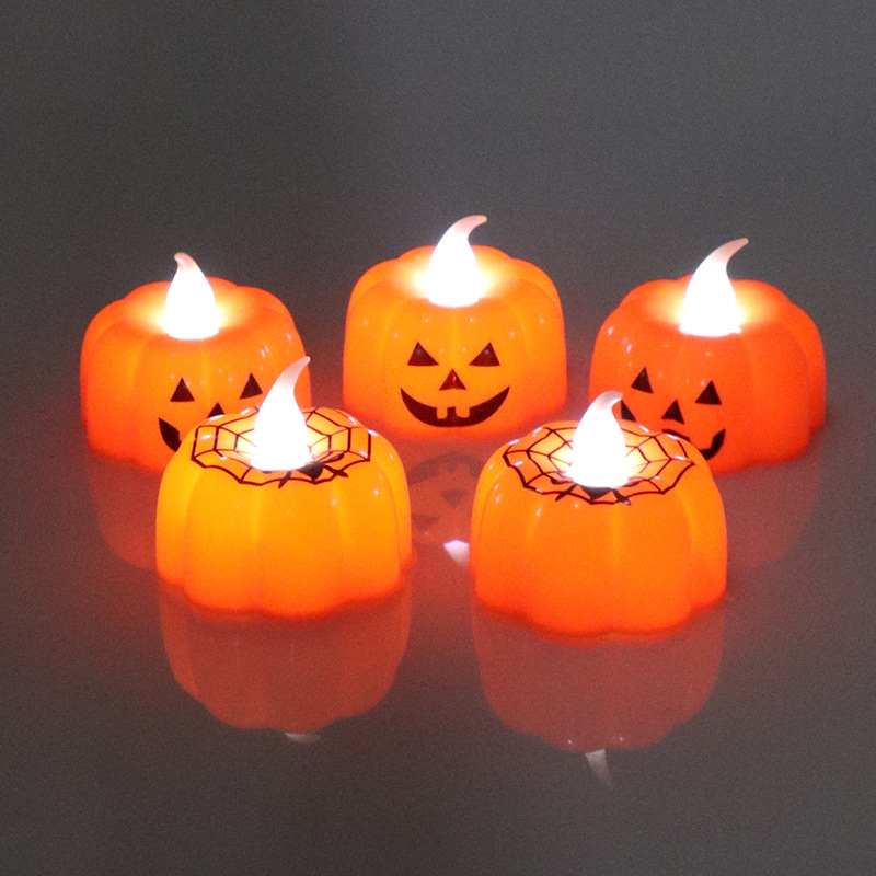 Halloween party decorate Supplies led Electronics Pumpkins Atmosphere Decoration luminescence Toys Pumpkin Candle lamp