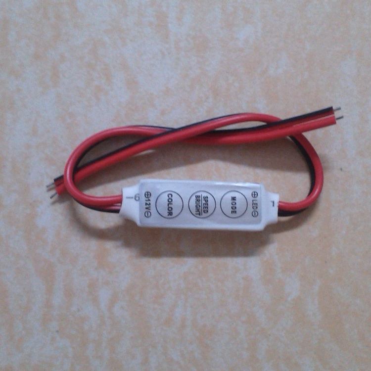 Мини RGB красочная Светодиодная лента с контроллером Co-Yang миниатюрный ультратонкий диммер 12V12A144W