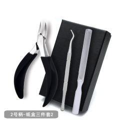 Manufacturer direct sale dead skin pliers stainless steel nail clipper set nail art kit eagle beak pliers ingrown nail clipper plastic nail sulcus clipper