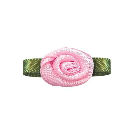 Accesorios de flores de Yao Ming DIY accesorios para el cabello hechos a mano hoja de una palabra 4 puntos revés flor ropa interior Decoración Accesorios cinta pequeña flor
