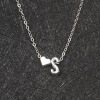 Accessory heart-shaped, universal necklace heart shaped with letters, chain for key bag , simple and elegant design