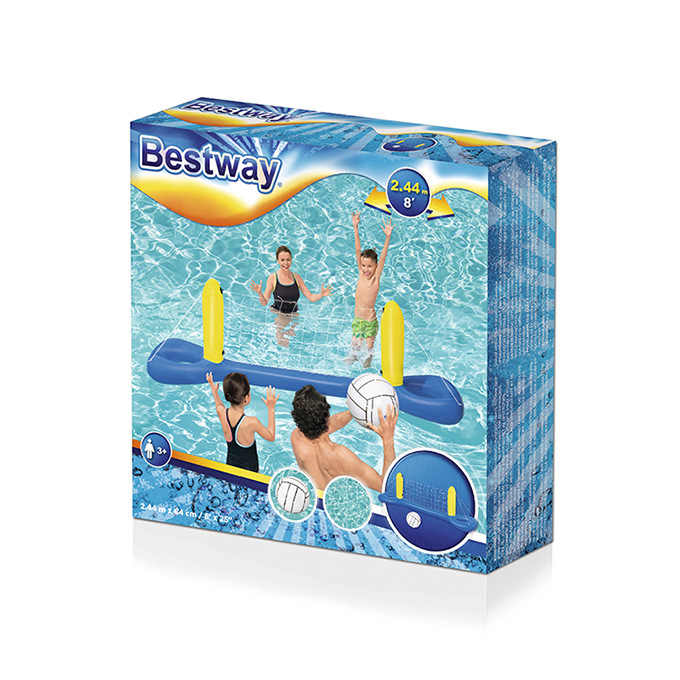 Productos originales Bestway red de voleibol de agua inflable de voleibol piscina instalaciones de entretenimiento 52133