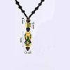 Necklace suitable for men and women, rosary with round beads, jewelry, pendant, for luck