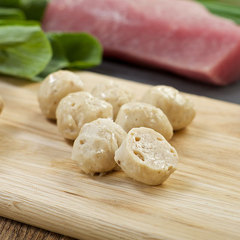 Chaozhou Pork Balls 500g Frozen Lean Pork Balls Loose Packaging Guangdong Shantou Hot Pot BBQ Food Wholesale