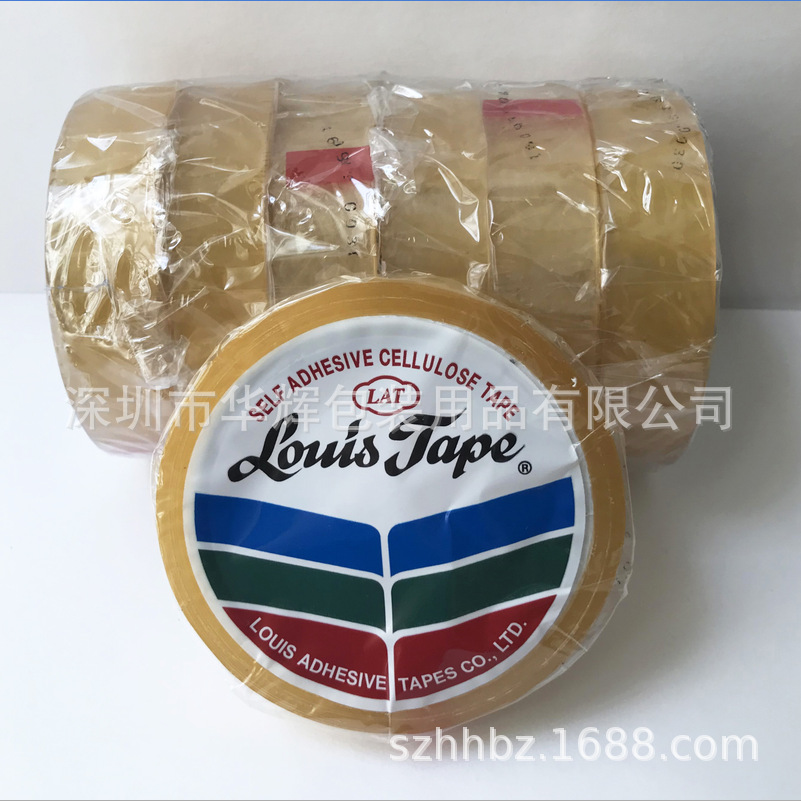 易撕易贴玻璃纸材质LOUIS乐时贴文具胶带