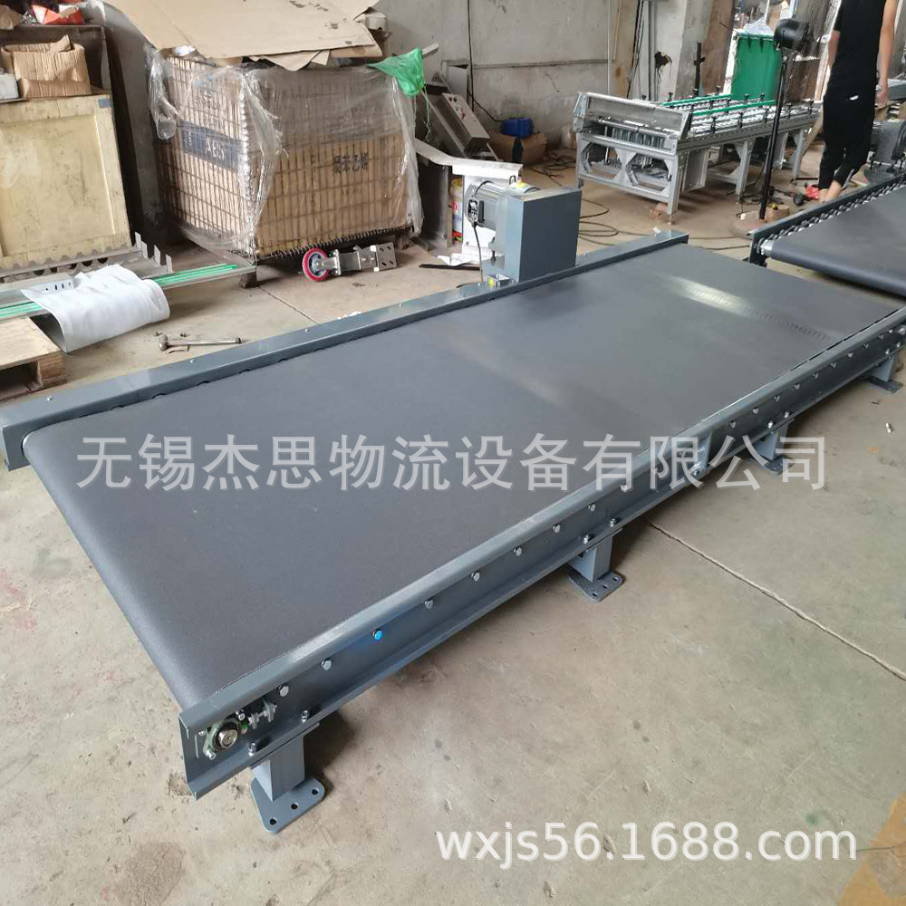无锡杰思厂家直销托辊式皮带输送机、滚筒输送机