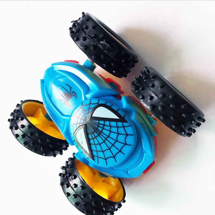 Coche volquete inercial de doble cara resistente a las carreras, caída 360, juguete de dirección, coche pequeño, puesto de regalo al por mayor