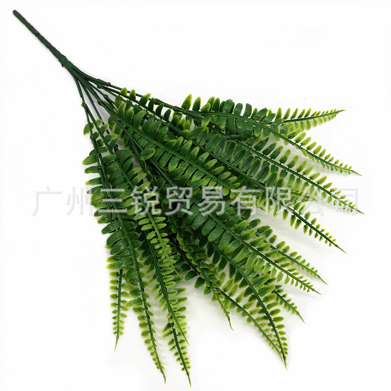 仿真植物 绿叶波斯草 蕨类水草 家居盆景装饰婚庆花艺绿植墙配材