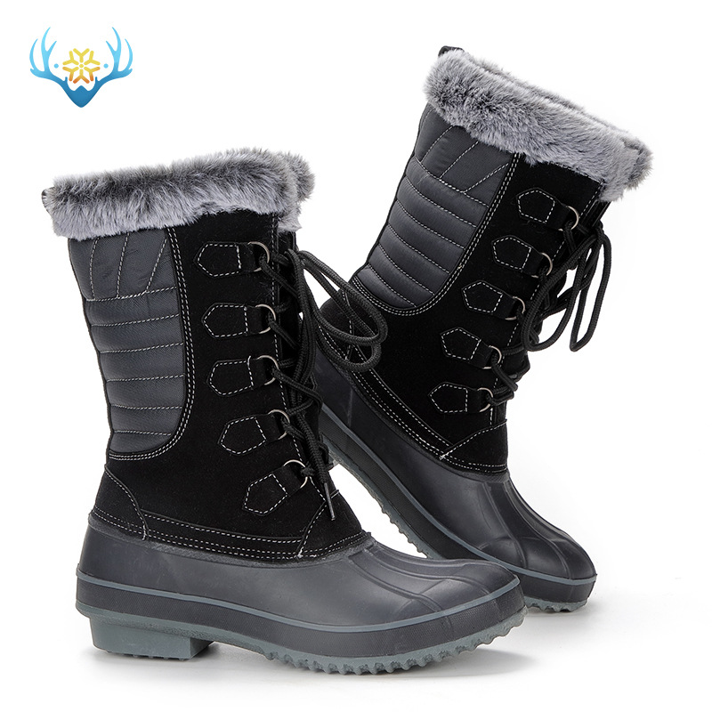 Botas de nieve a prueba de agua versión pública chanclos no estándar botas de concha transfronteriza nueva fábrica de lanzamiento de producto al por mayor entrega de una sola pieza