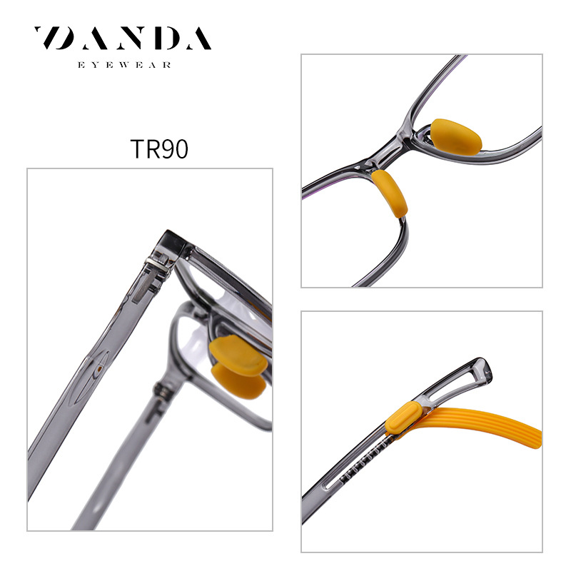 Nuevos niños anti-azul gafas de luz TR5109 niños y niñas de dos colores marco gafas lisas con cubierta de pie antideslizante ajustable