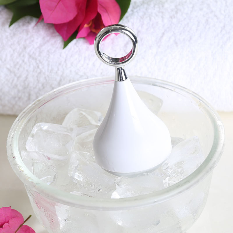 Hogar facial compresa de hielo instrumento de recolección de poros hielo piel compresa fría instrumento de belleza enfriamiento de la piel instrumento de piel de hielo belleza pequeño martillo de hielo