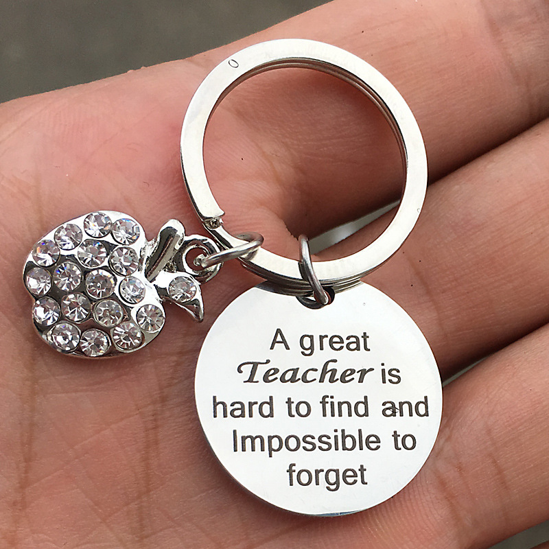 Teacher's Day Graduation Gift Stainless Steel Keychain display picture 2