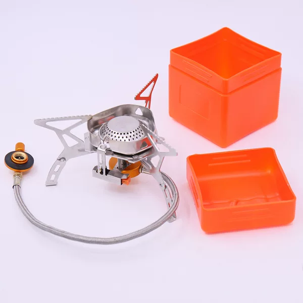 Hot sale outdoor stove mountaineering team portable fierce stove head picnic Dew split coal gas camping stove