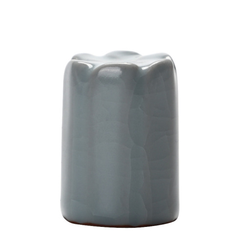 Open-piece Ru porcelain lid holder, ceramic white porcelain lid holder, iron kettle lid holder, Kung Fu tea ceremony tea set spare parts