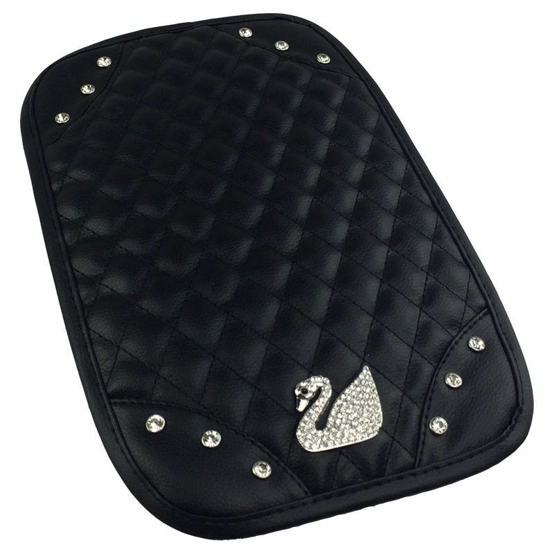 Кожаные interior cushion Swan Crown Crown Diamond Cars -on -Car Diaramatic Bar Casual Cushion Hand Female Creative