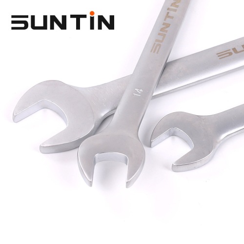 Xintian Hardware Tools Manual Wrench 8-32MM Mirror Open Wrench 45 Steel Double-ended Wrench Open Wrench