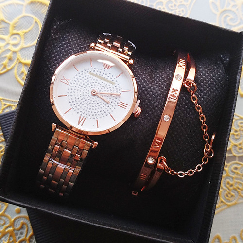 New Wechat Business Steel Belt Starry Stars for Men and Women Ajia’s Mani Little Red Book Watch One Piece Dropshipping