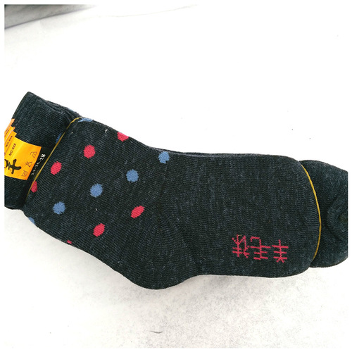 Men's casual long socks for autumn and winter, imitation wool socks for autumn and winter, single and double independent socks stalls Zhujia wholesale 