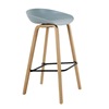 Modern simplified Denmark Nordic style Personal fashion creative creative bar designer solid wood PP bar and chair