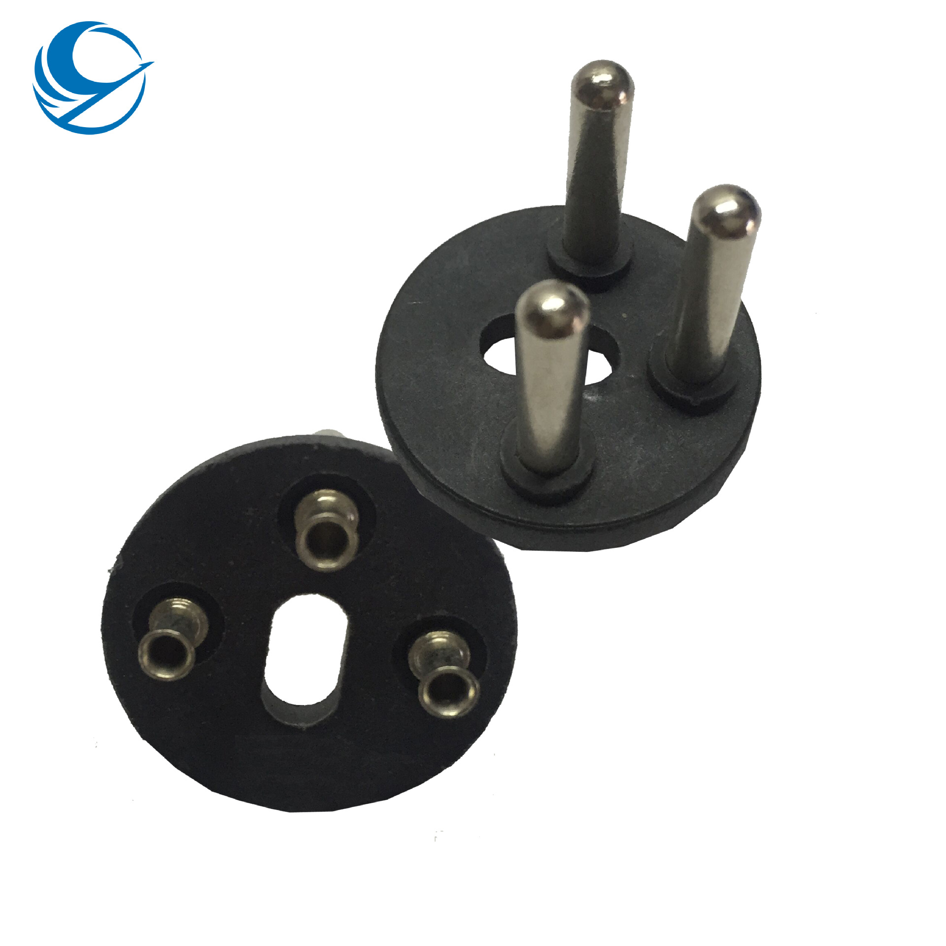 供应AC插头空心支架/实心   4.4以色列  中东头 法国头  巴西三叉