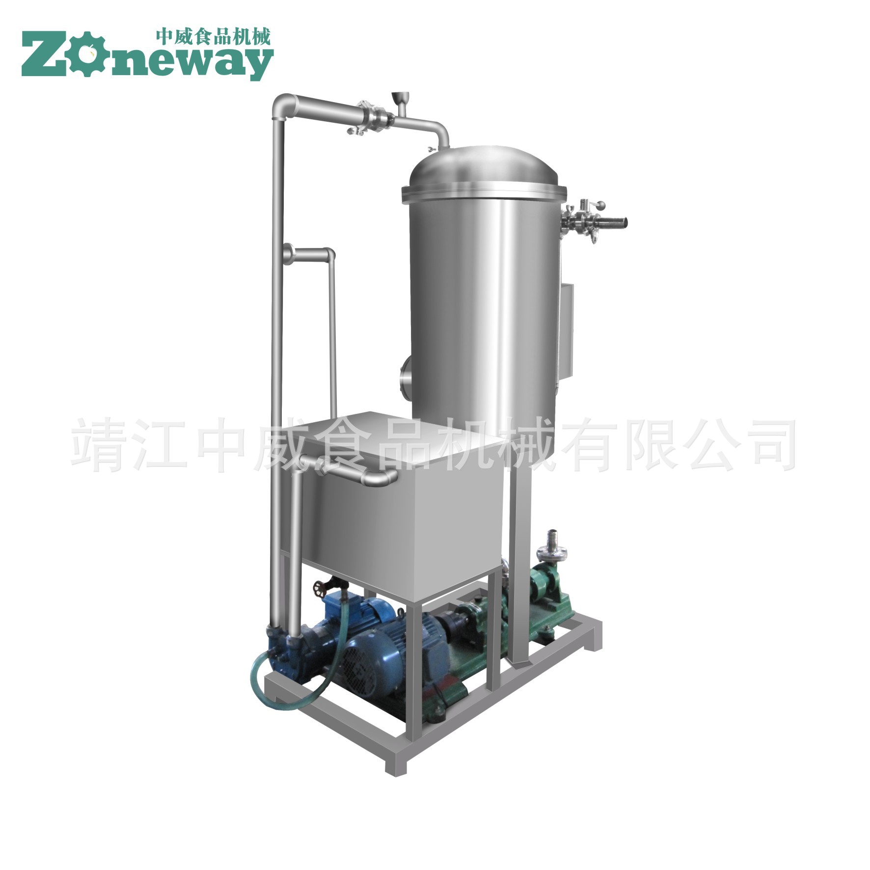 TQ型真空脱气器  果蔬汁脱气机械设备 液体除泡沫机器