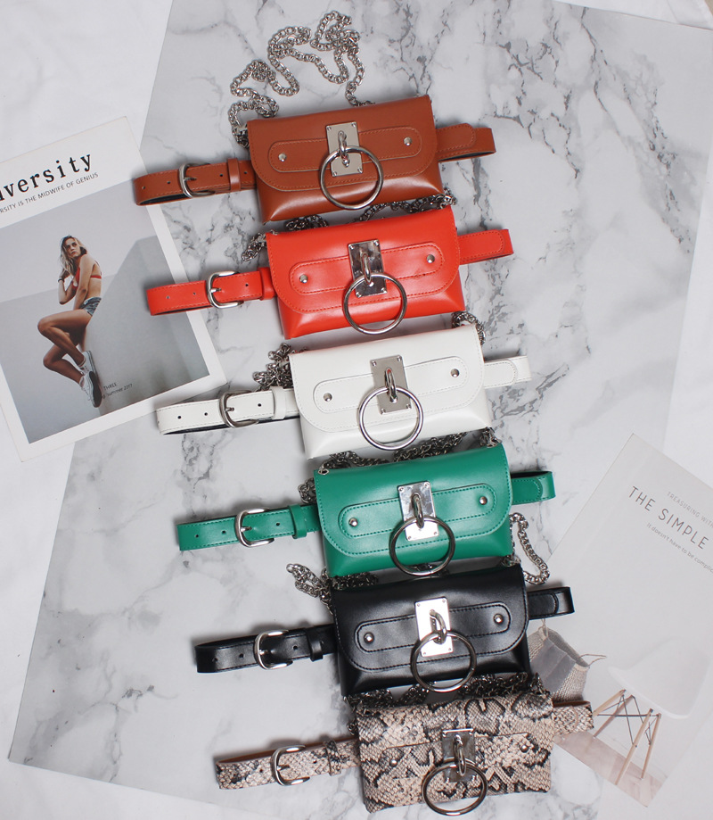 Fashion Belt Waist Bag in Orange