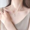 Fashionable universal zirconium, necklace, pendant, Korean style