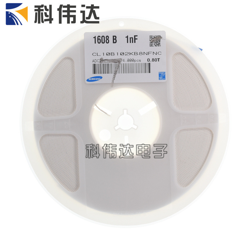 0603 102K 50V 1NF 贴片电容 三星全新原装 CL10B102KB8NNNC