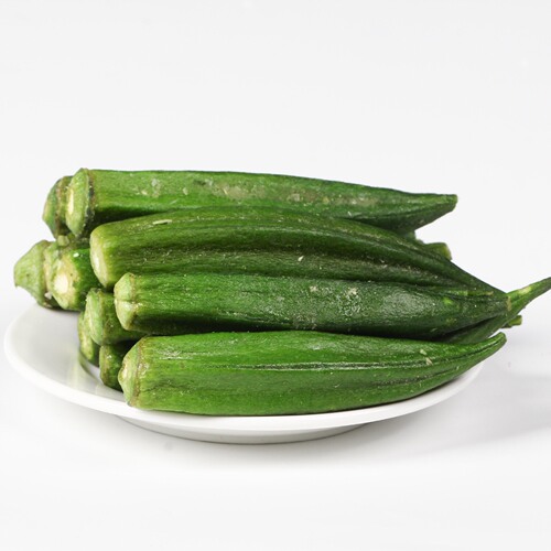 Wholesale Okra Crispy Okra Dried, Bulk Dehydrated Ready-to-Eat Fruit and Vegetable Crisps, Wholesale Leisure Snacks
