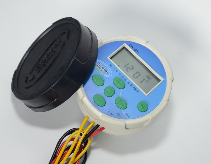 智能时间控制灌溉阀9V直流电池供电自动灌溉定时器灌溉阀滴喷系统