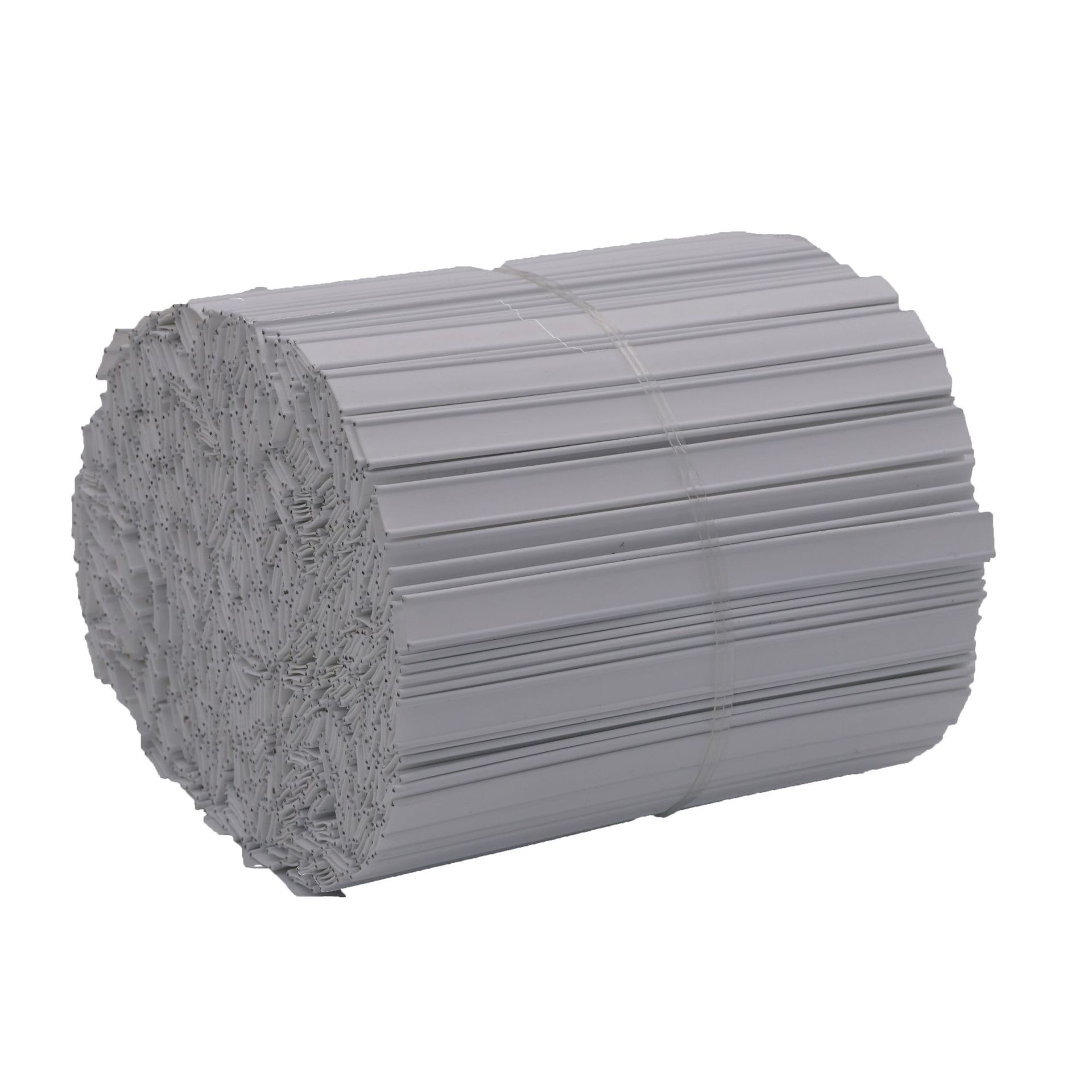 无纺布口罩用白色双铁芯鼻梁条，折叠口罩用双铝芯鼻梁条