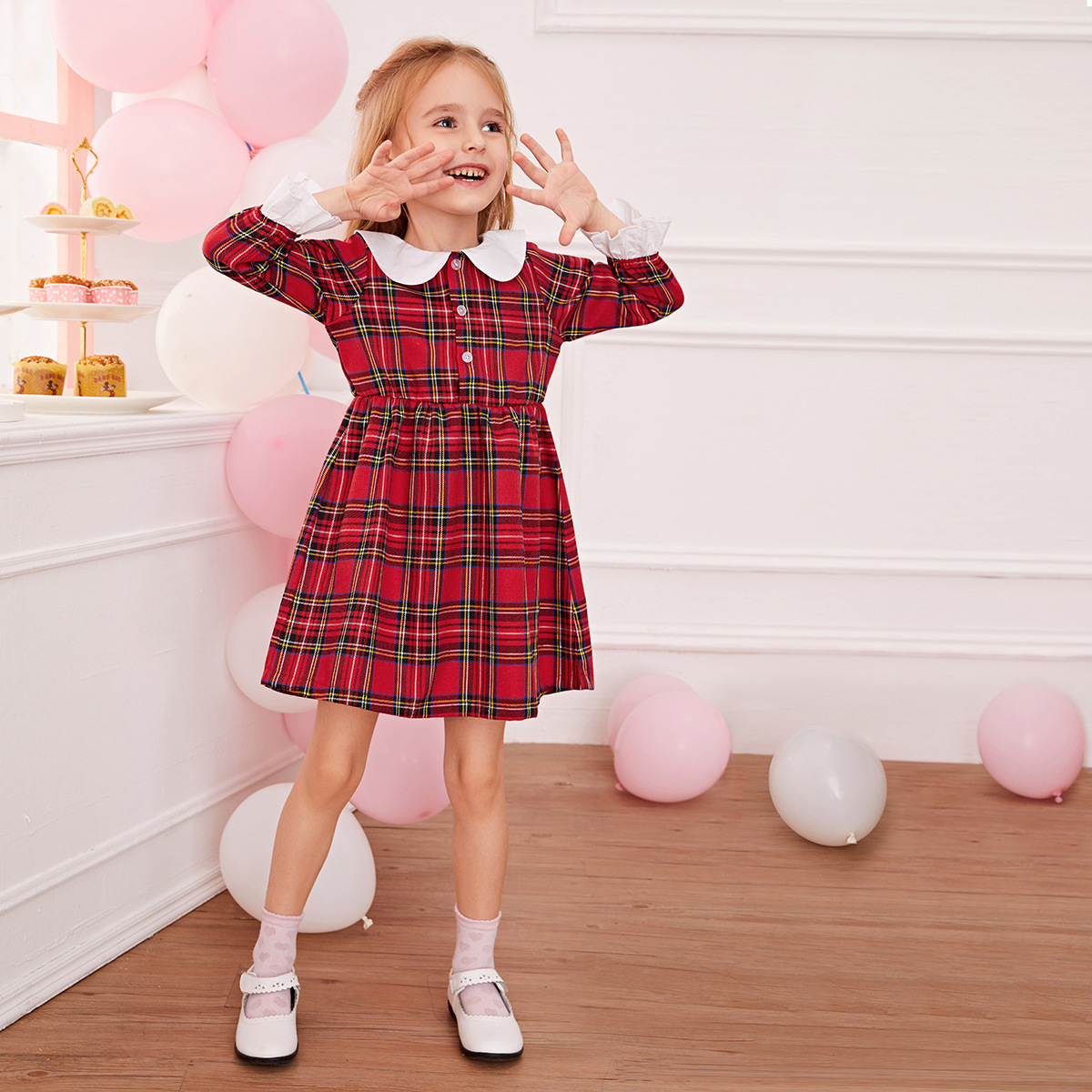 Girls autumn dress 2019 new children's l...