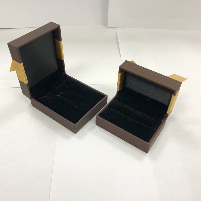 Caja de regalo arco collar caja anillo caja oreja Stud caja regalo para novia caja de joyería al por mayor