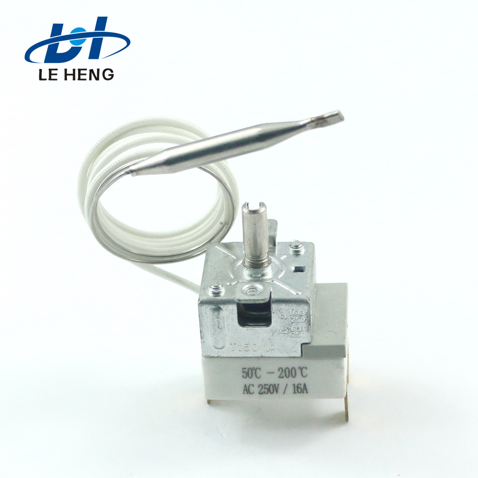 可调自动复位3千瓦扒炉WHD-F乐恒温控器300度烤箱机械式恒温器