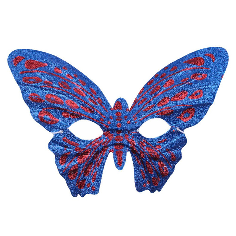 10000 Santo Festival Cosplay bar party Ball adultos maquillaje Dress Up oro rosa colorido mariposa máscara conjunto plano