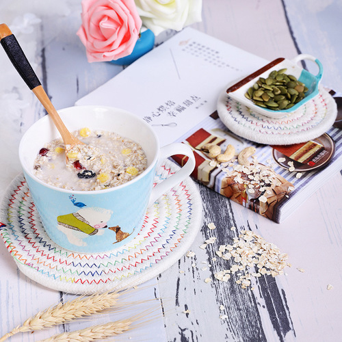 Factory direct selling pure oatmeal original nutritional brewed cereal quick-cooked baked oatmeal breakfast 1000g