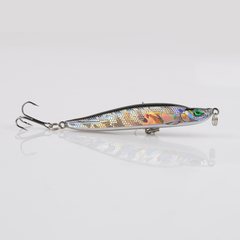 Shallow Diving Minnow Lures Sinking Minnow Baits Fresh Water Bass Swimbait Tackle Gear