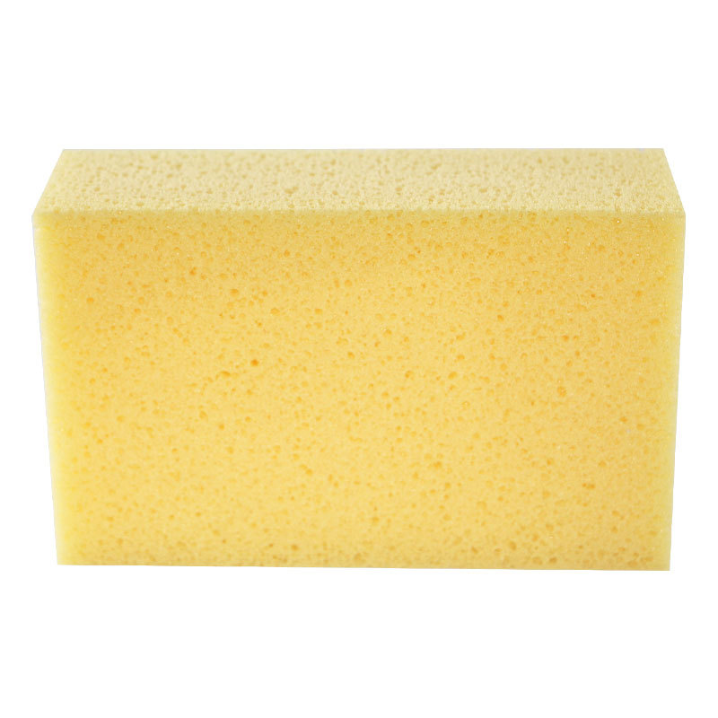 海绵厂家批发长方形黄色洗车海绵擦 耐用洗车海绵块
