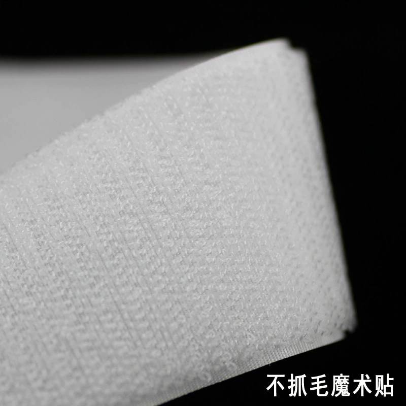 Xinyang white PA plastic hook nylon non-catchable snap-on hook-and-loop fasteners injection hook non-catchable Velcro