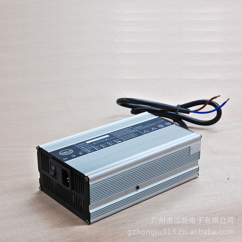 电动车充电器铅酸电池充电器12V30A 铝合金外壳叉车洗地车电瓶车