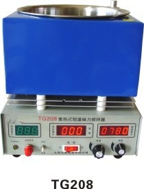 TG208集热式恒温磁力搅拌器（温度，加热功率，转速显示）.油浴锅