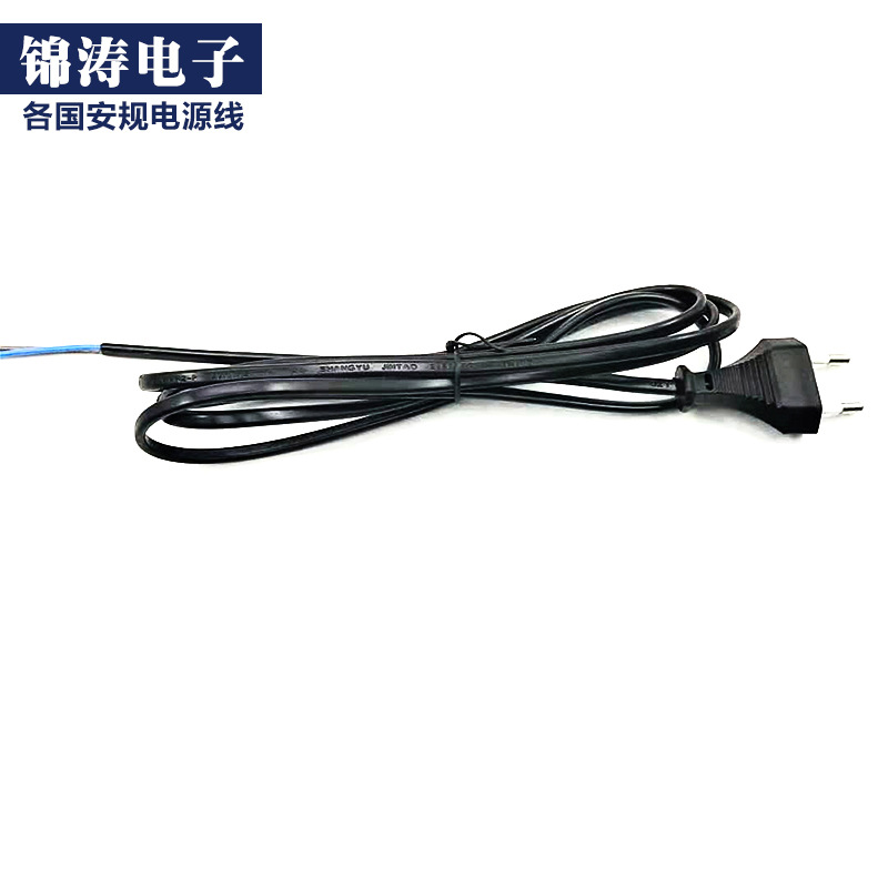 1.5米大功率加粗电饭煲线 品字尾0.75平方电脑显示器国标电源线
