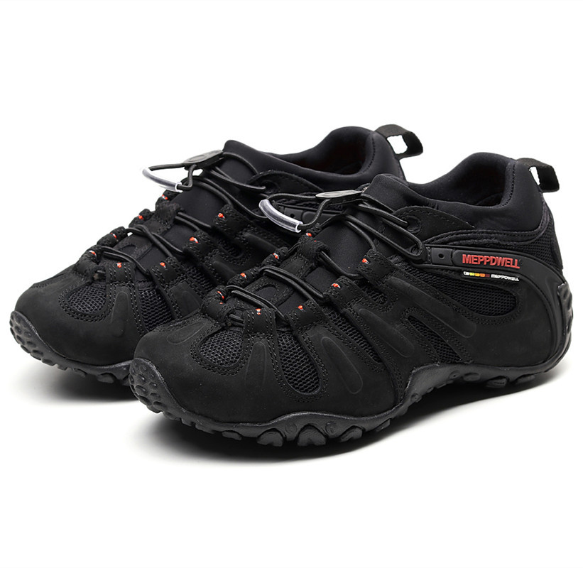 冒险王男鞋运动户外鞋夏透气休闲登山鞋徒步鞋真皮网布鞋东吴迈乐|ms