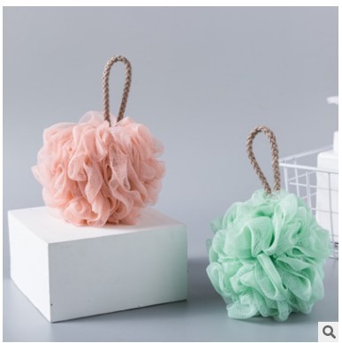 糖果超柔沐浴球成人洗浴用品搓背起泡浴球洗澡搓大號浴花50G