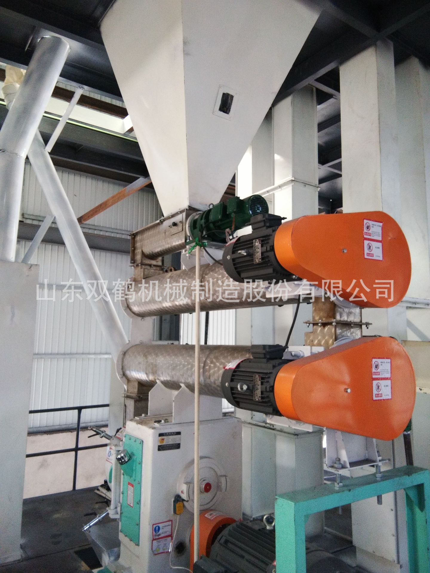 双鹤304不锈钢卧式混合机 养殖用双轴拌料机 预混料搅拌机4立方