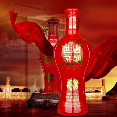 泸州白酒唐朝世家八年 老酒浓香型白酒42度白酒厂家直供|ms