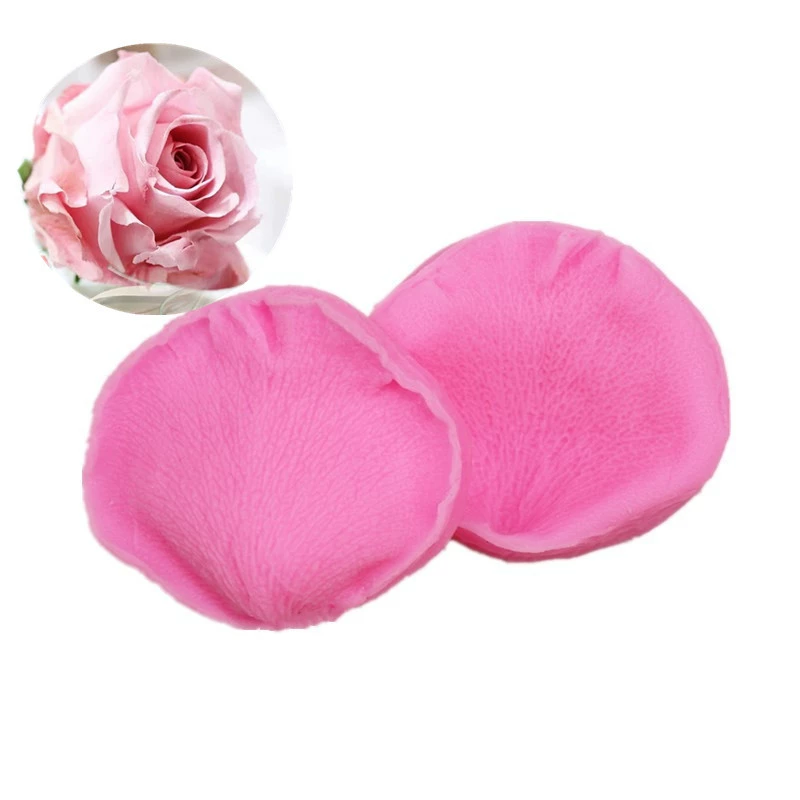 Двусторонняя мастика из fondant, реалистичная силиконовая форма содержит розу, новая коллекция